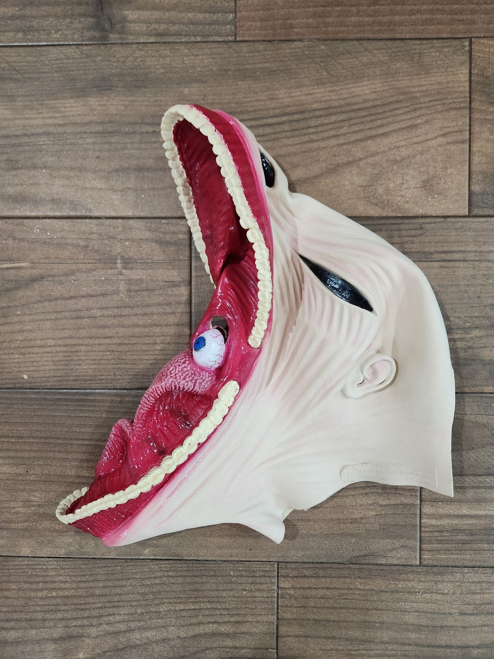 Adult Beetlejuice Costume Rubie's Full Latex Mask Men's Women's Monster Barbara